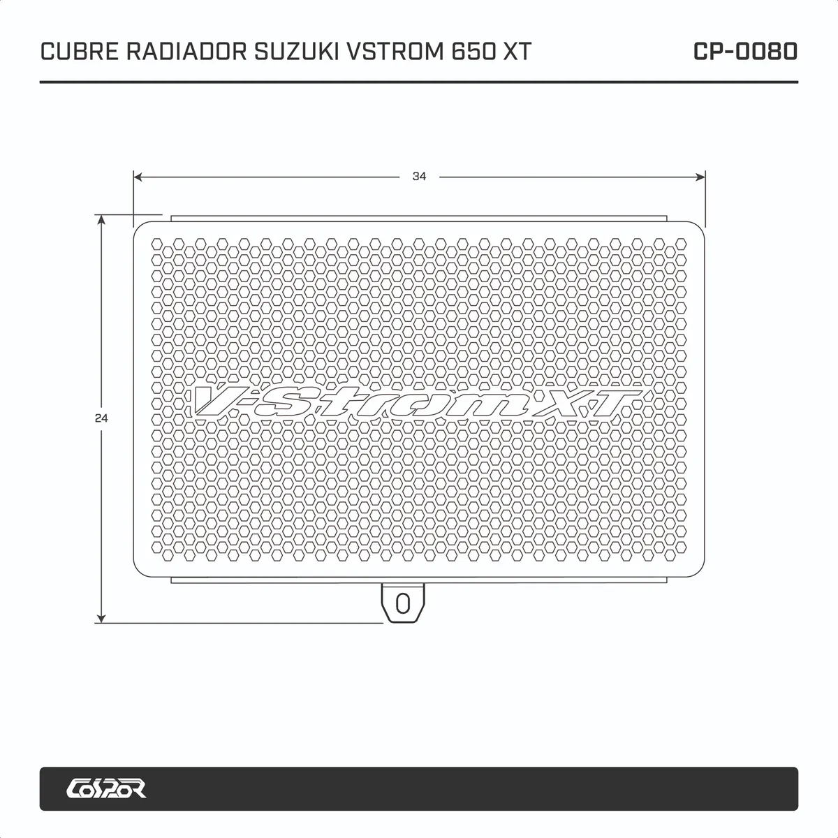 CUBRE RADIADOR SUZUKI VSTROM 650 XT - Image 3