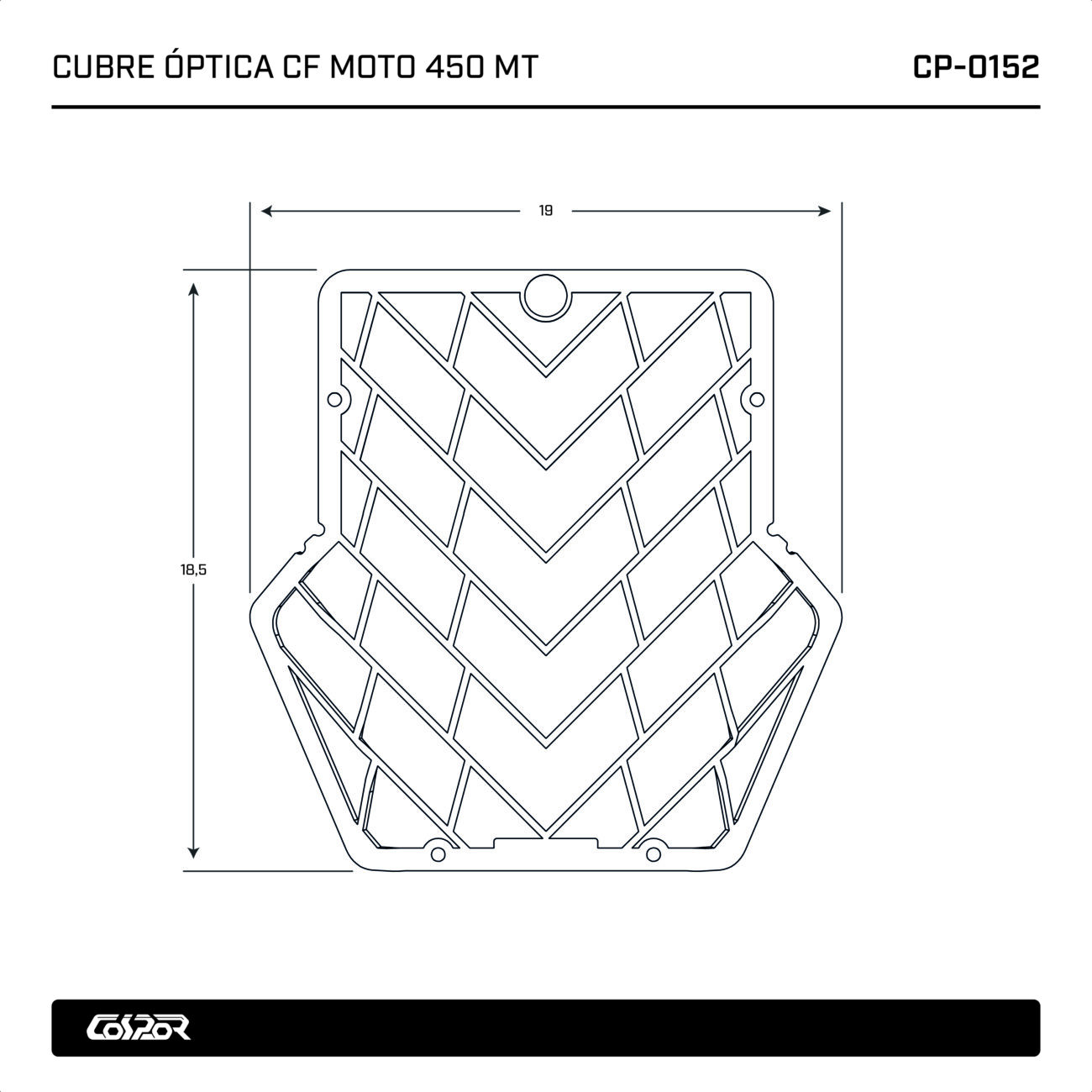 CUBRE OPTICA CF MOTO 450 MT - Image 7