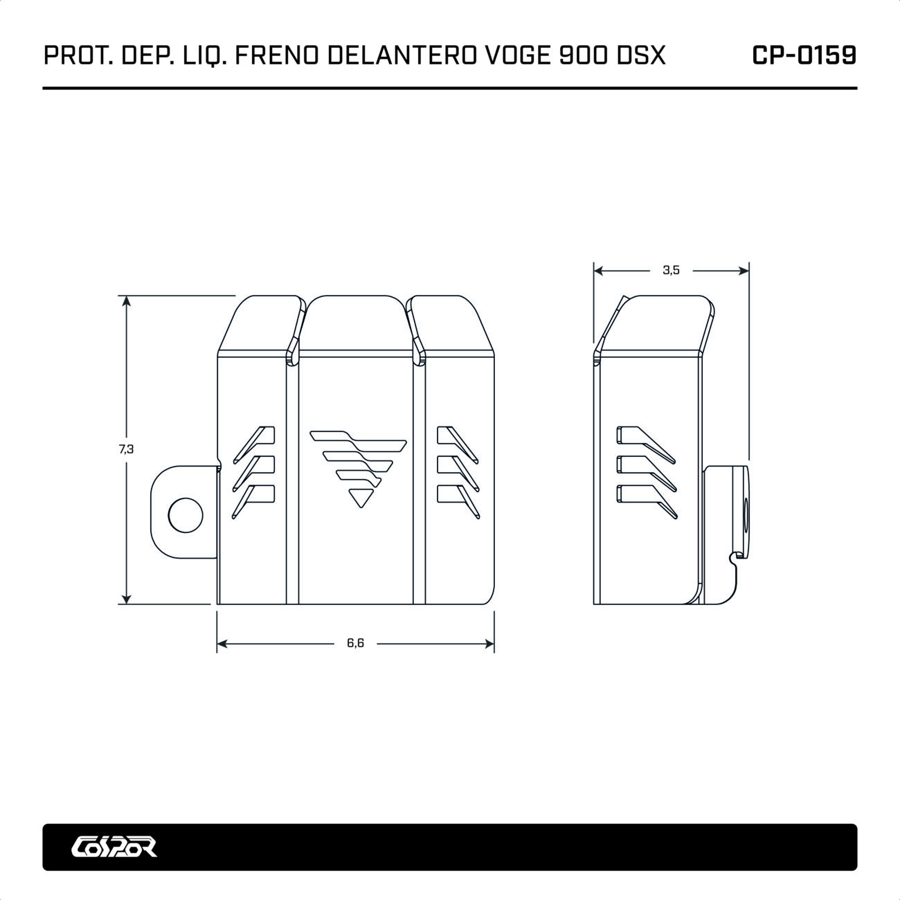 PROT. DEP. LIQ. FRENO DELANTERO VOGE 900 DSX - Image 4