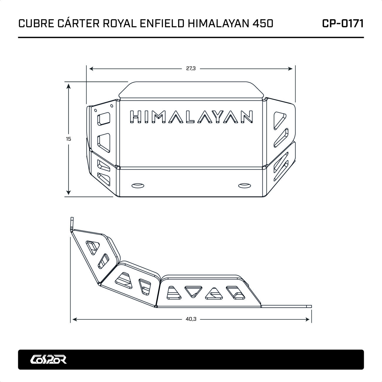 CUBRE CARTER ROYAL ENFIELD HIMALAYAN 450 - Image 9