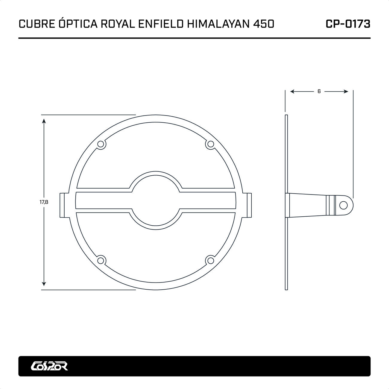 CUBRE OPTICA ROYAL ENFIELD HIMALAYAN 450 - Image 5