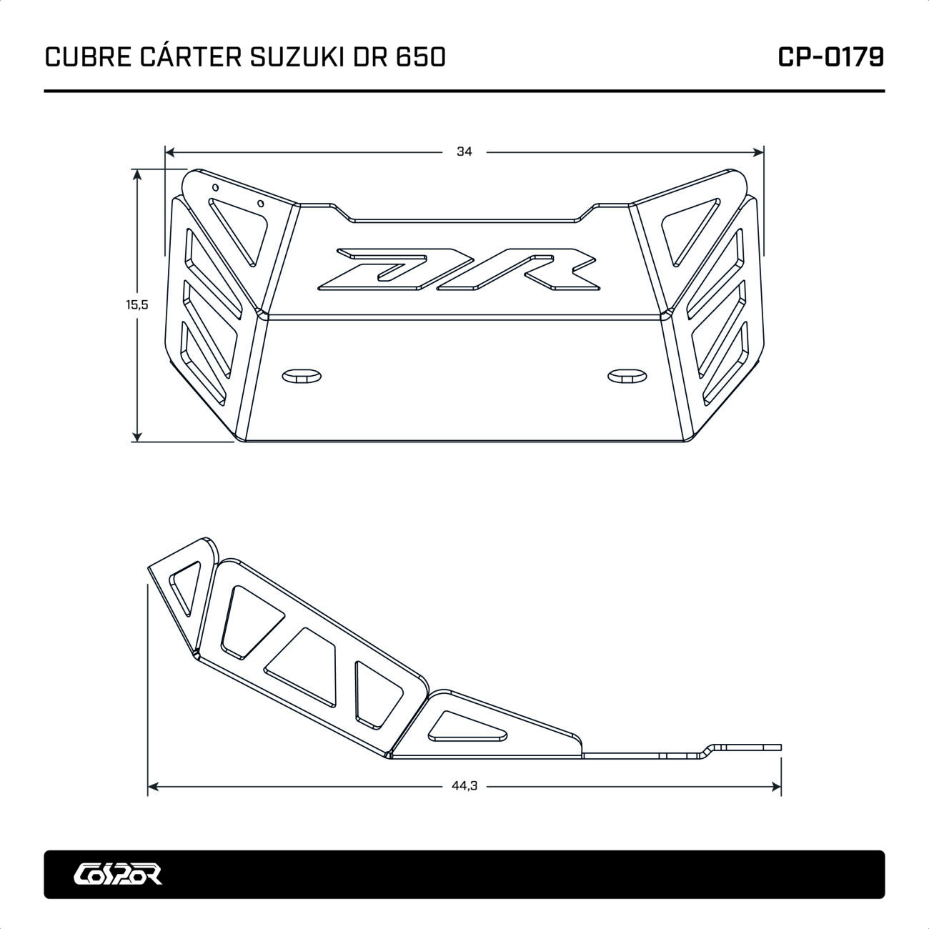 PORTA EQUIPAJE TRASERO SUZUKI DR 650 - Image 9