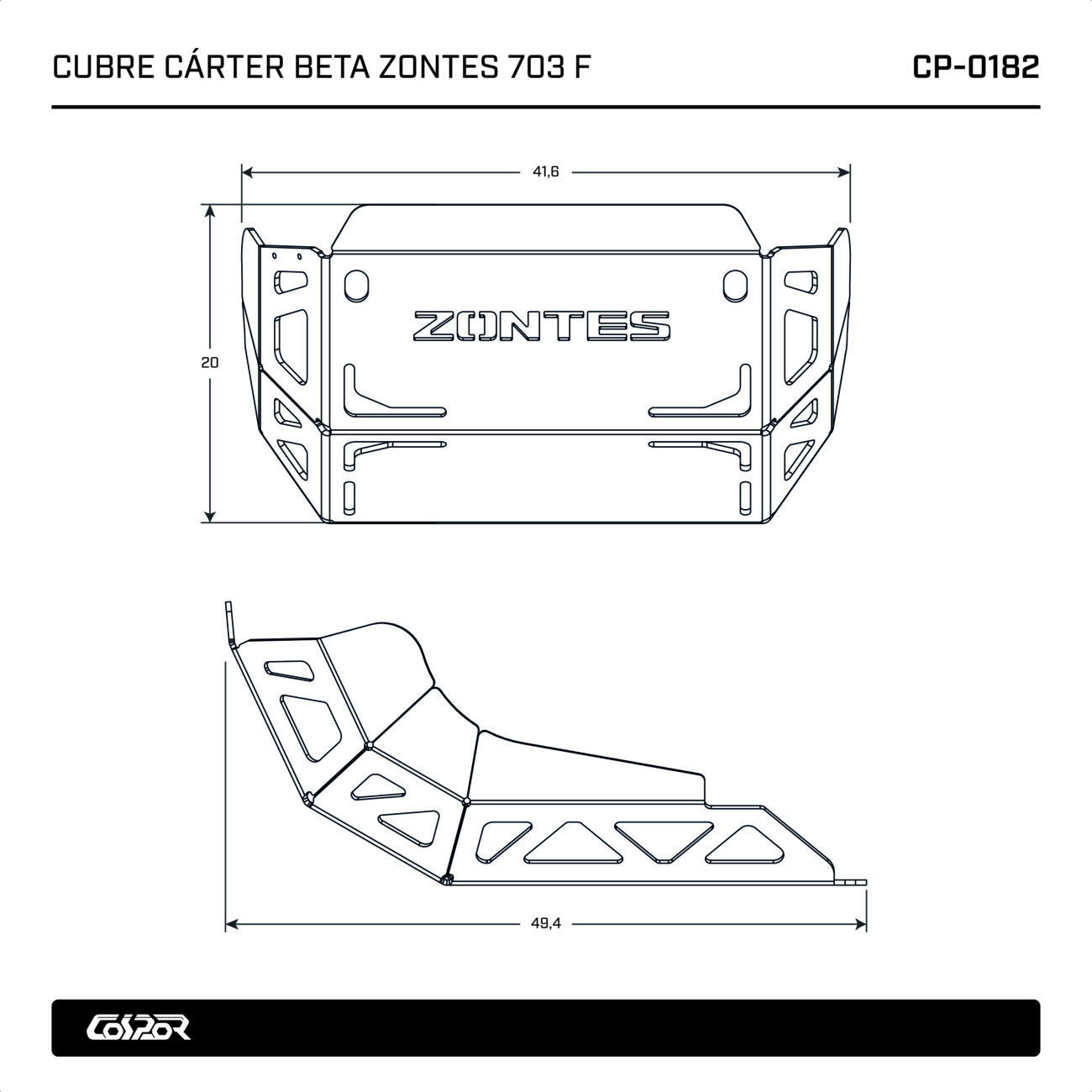 CUBRE CARTER ZONTES 703 F - Image 9